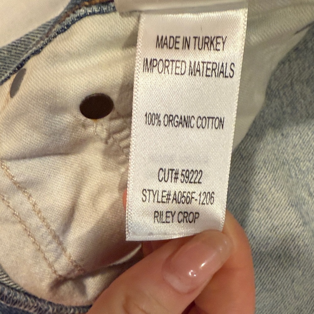 Agolde Riley Crop High Rise Jeans - Picture 3 of 4